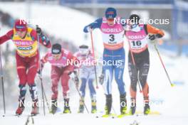 15.03.2024, Falun, Sweden (SWE): Harald Oestberg Amundsen (NOR), Lauri Vuorinen (FIN), (l-r)  - FIS world cup cross-country, individual sprint, Falun (SWE). www.nordicfocus.com. © Modica/NordicFocus. Every downloaded picture is fee-liable.