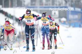 15.03.2024, Falun, Sweden (SWE): Anja Weber (SUI), Julia Kern (USA), (l-r)  - FIS world cup cross-country, individual sprint, Falun (SWE). www.nordicfocus.com. © Modica/NordicFocus. Every downloaded picture is fee-liable.