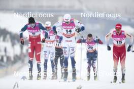 15.03.2024, Falun, Sweden (SWE): Emil Danielsson (SWE), Janik Riebli (SUI), (l-r)  - FIS world cup cross-country, individual sprint, Falun (SWE). www.nordicfocus.com. © Modica/NordicFocus. Every downloaded picture is fee-liable.