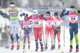 15.03.2024, Falun, Sweden (SWE): Haavard Solaas Taugboel (NOR), Nejc Stern (SLO), (l-r)  - FIS world cup cross-country, individual sprint, Falun (SWE). www.nordicfocus.com. © Modica/NordicFocus. Every downloaded picture is fee-liable.