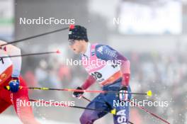 15.03.2024, Falun, Sweden (SWE): James Clinton Schoonmaker (USA) - FIS world cup cross-country, individual sprint, Falun (SWE). www.nordicfocus.com. © Modica/NordicFocus. Every downloaded picture is fee-liable.