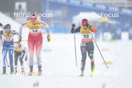 15.03.2024, Falun, Sweden (SWE): Desiree Steiner (SUI), Coletta Rydzek (GER), (l-r)  - FIS world cup cross-country, individual sprint, Falun (SWE). www.nordicfocus.com. © Modica/NordicFocus. Every downloaded picture is fee-liable.