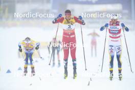 15.03.2024, Falun, Sweden (SWE): Kristine Stavaas Skistad (NOR), Linn Svahn (SWE), (l-r)  - FIS world cup cross-country, individual sprint, Falun (SWE). www.nordicfocus.com. © Modica/NordicFocus. Every downloaded picture is fee-liable.