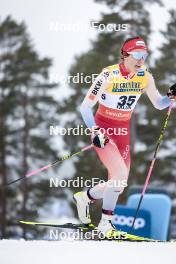 15.03.2024, Falun, Sweden (SWE): Anja Weber (SUI) - FIS world cup cross-country, individual sprint, Falun (SWE). www.nordicfocus.com. © Modica/NordicFocus. Every downloaded picture is fee-liable.