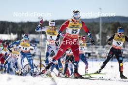 17.03.2024, Falun, Sweden (SWE): Frida Karlsson (SWE), Lotta Udnes Weng (NOR), (l-r)  - FIS world cup cross-country, mass, Falun (SWE). www.nordicfocus.com. © Modica/NordicFocus. Every downloaded picture is fee-liable.
