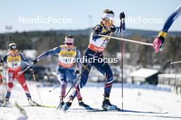 17.03.2024, Falun, Sweden (SWE): Delphine Claudel (FRA) - FIS world cup cross-country, mass, Falun (SWE). www.nordicfocus.com. © Modica/NordicFocus. Every downloaded picture is fee-liable.