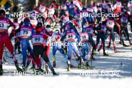17.03.2024, Falun, Sweden (SWE): Kaarel Kasper Korge (EST), Arsi Ruuskanen (FIN), (l-r)  - FIS world cup cross-country, mass, Falun (SWE). www.nordicfocus.com. © Modica/NordicFocus. Every downloaded picture is fee-liable.