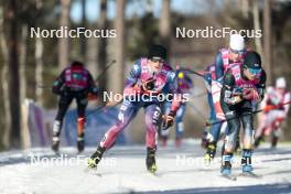17.03.2024, Falun, Sweden (SWE): Michael Earnhart (USA), Sho Kasahara (JPN), (l-r)  - FIS world cup cross-country, mass, Falun (SWE). www.nordicfocus.com. © Modica/NordicFocus. Every downloaded picture is fee-liable.