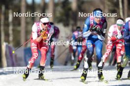 17.03.2024, Falun, Sweden (SWE): Sebastian Bryja (POL), Kaarel Kasper Korge (EST), (l-r)  - FIS world cup cross-country, mass, Falun (SWE). www.nordicfocus.com. © Modica/NordicFocus. Every downloaded picture is fee-liable.