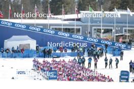 17.03.2024, Falun, Sweden (SWE): feature: Start of mens race - FIS world cup cross-country, mass, Falun (SWE). www.nordicfocus.com. © Modica/NordicFocus. Every downloaded picture is fee-liable.
