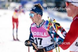 17.03.2024, Falun, Sweden (SWE): Jules Lapierre (FRA) - FIS world cup cross-country, mass, Falun (SWE). www.nordicfocus.com. © Modica/NordicFocus. Every downloaded picture is fee-liable.