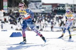 17.03.2024, Falun, Sweden (SWE): Sydney Palmer-Leger (USA) - FIS world cup cross-country, mass, Falun (SWE). www.nordicfocus.com. © Modica/NordicFocus. Every downloaded picture is fee-liable.