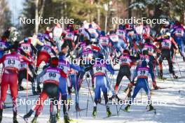 17.03.2024, Falun, Sweden (SWE): Peter Wolter (USA), Jan Stoelben (GER), Michael Earnhart (USA), (l-r)  - FIS world cup cross-country, mass, Falun (SWE). www.nordicfocus.com. © Modica/NordicFocus. Every downloaded picture is fee-liable.