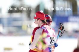 17.03.2024, Falun, Sweden (SWE): Harald Oestberg Amundsen (NOR), Cyril Faehndrich (SUI), (l-r)  - FIS world cup cross-country, mass, Falun (SWE). www.nordicfocus.com. © Modica/NordicFocus. Every downloaded picture is fee-liable.