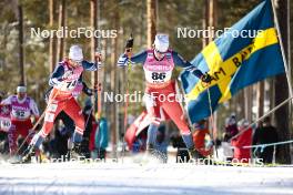 17.03.2024, Falun, Sweden (SWE): Tomas Dufek (CZE), Matyas Bauer (CZE), (l-r)  - FIS world cup cross-country, mass, Falun (SWE). www.nordicfocus.com. © Modica/NordicFocus. Every downloaded picture is fee-liable.