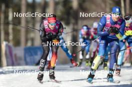 17.03.2024, Falun, Sweden (SWE): Jan Stoelben (GER), Olzhas Klimin (KAZ), (l-r)  - FIS world cup cross-country, mass, Falun (SWE). www.nordicfocus.com. © Modica/NordicFocus. Every downloaded picture is fee-liable.