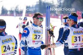 23.03.2024, Meribel, France (FRA): Maurice Manificat (FRA), Gaspard Rousset (FRA), (l-r)  - French Championships cross-country, relay, Meribel (FRA). www.nordicfocus.com. © Thibaut/NordicFocus. Every downloaded picture is fee-liable.