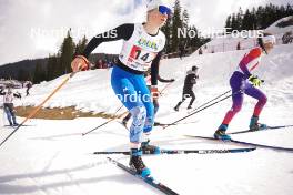 23.03.2024, Meribel, France (FRA): Emilie Godey (FRA) - French Championships cross-country, relay, Meribel (FRA). www.nordicfocus.com. © Thibaut/NordicFocus. Every downloaded picture is fee-liable.