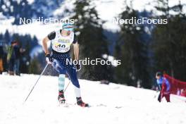 23.03.2024, Meribel, France (FRA): Lucas Gaillard (FRA) - French Championships cross-country, relay, Meribel (FRA). www.nordicfocus.com. © Thibaut/NordicFocus. Every downloaded picture is fee-liable.