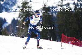 23.03.2024, Meribel, France (FRA): Mathis Desloges (FRA) - French Championships cross-country, relay, Meribel (FRA). www.nordicfocus.com. © Thibaut/NordicFocus. Every downloaded picture is fee-liable.