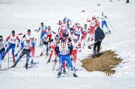 23.03.2024, Meribel, France (FRA): Johan Calandry (FRA) - French Championships cross-country, relay, Meribel (FRA). www.nordicfocus.com. © Thibaut/NordicFocus. Every downloaded picture is fee-liable.