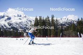 23.03.2024, Meribel, France (FRA): Unknown athlete competes  - French Championships cross-country, relay, Meribel (FRA). www.nordicfocus.com. © Thibaut/NordicFocus. Every downloaded picture is fee-liable.