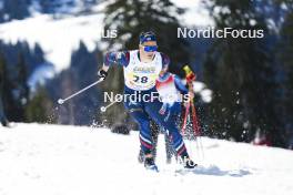 23.03.2024, Meribel, France (FRA): Jules Chappaz (FRA) - French Championships cross-country, relay, Meribel (FRA). www.nordicfocus.com. © Thibaut/NordicFocus. Every downloaded picture is fee-liable.