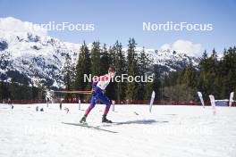 23.03.2024, Meribel, France (FRA): Clement Monnier (FRA) - French Championships cross-country, relay, Meribel (FRA). www.nordicfocus.com. © Thibaut/NordicFocus. Every downloaded picture is fee-liable.