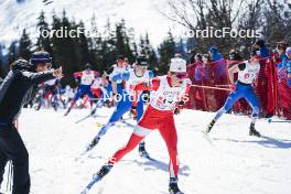 23.03.2024, Meribel, France (FRA): Hugo Barbarin (FRA) - French Championships cross-country, relay, Meribel (FRA). www.nordicfocus.com. © Thibaut/NordicFocus. Every downloaded picture is fee-liable.