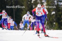 23.03.2024, Meribel, France (FRA): Agathe Margreither (FRA) - French Championships cross-country, relay, Meribel (FRA). www.nordicfocus.com. © Thibaut/NordicFocus. Every downloaded picture is fee-liable.