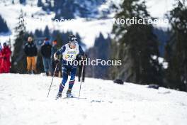 23.03.2024, Meribel, France (FRA): Jules Lapierre (FRA) - French Championships cross-country, relay, Meribel (FRA). www.nordicfocus.com. © Thibaut/NordicFocus. Every downloaded picture is fee-liable.