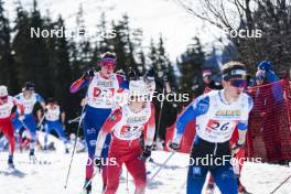 23.03.2024, Meribel, France (FRA): Zacharie Bourdin (FRA), Lorin Vergnolle (FRA), (l-r)  - French Championships cross-country, relay, Meribel (FRA). www.nordicfocus.com. © Thibaut/NordicFocus. Every downloaded picture is fee-liable.
