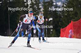 23.03.2024, Meribel, France (FRA): Marie Demor (FRA) - French Championships cross-country, relay, Meribel (FRA). www.nordicfocus.com. © Thibaut/NordicFocus. Every downloaded picture is fee-liable.