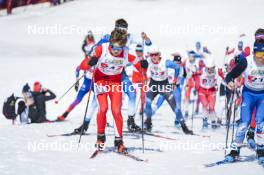 23.03.2024, Meribel, France (FRA): Adrien Marchand (FRA) - French Championships cross-country, relay, Meribel (FRA). www.nordicfocus.com. © Thibaut/NordicFocus. Every downloaded picture is fee-liable.