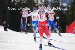 23.03.2024, Meribel, France (FRA): Louna Vittoz (FRA) - French Championships cross-country, relay, Meribel (FRA). www.nordicfocus.com. © Thibaut/NordicFocus. Every downloaded picture is fee-liable.