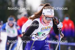 23.03.2024, Meribel, France (FRA): Alice Bourdin (FRA) - French Championships cross-country, relay, Meribel (FRA). www.nordicfocus.com. © Thibaut/NordicFocus. Every downloaded picture is fee-liable.