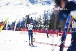 23.03.2024, Meribel, France (FRA): Hugo Lapalus (FRA) - French Championships cross-country, relay, Meribel (FRA). www.nordicfocus.com. © Thibaut/NordicFocus. Every downloaded picture is fee-liable.