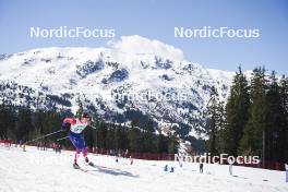 23.03.2024, Meribel, France (FRA): Lennie Vincent (FRA) - French Championships cross-country, relay, Meribel (FRA). www.nordicfocus.com. © Thibaut/NordicFocus. Every downloaded picture is fee-liable.