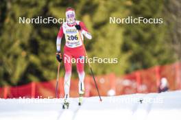 22.03.2024, Meribel, France (FRA): Lena Colin (FRA) - French Championships cross-country, sprint, Meribel (FRA). www.nordicfocus.com. © Thibaut/NordicFocus. Every downloaded picture is fee-liable.