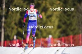 22.03.2024, Meribel, France (FRA): Zacharie Bourdin (FRA) - French Championships cross-country, sprint, Meribel (FRA). www.nordicfocus.com. © Thibaut/NordicFocus. Every downloaded picture is fee-liable.