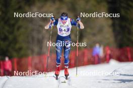 22.03.2024, Meribel, France (FRA): Hugo Lapalus (FRA) - French Championships cross-country, sprint, Meribel (FRA). www.nordicfocus.com. © Thibaut/NordicFocus. Every downloaded picture is fee-liable.