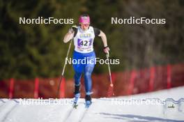 22.03.2024, Meribel, France (FRA): Tania Kurek (FRA) - French Championships cross-country, sprint, Meribel (FRA). www.nordicfocus.com. © Thibaut/NordicFocus. Every downloaded picture is fee-liable.