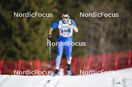 22.03.2024, Meribel, France (FRA): Hugo Luzet (FRA) - French Championships cross-country, sprint, Meribel (FRA). www.nordicfocus.com. © Thibaut/NordicFocus. Every downloaded picture is fee-liable.