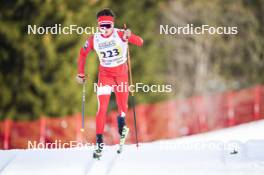 22.03.2024, Meribel, France (FRA): Paul Rousset Vachon (FRA) - French Championships cross-country, sprint, Meribel (FRA). www.nordicfocus.com. © Thibaut/NordicFocus. Every downloaded picture is fee-liable.