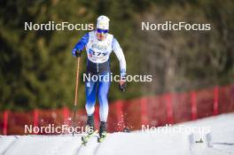 22.03.2024, Meribel, France (FRA): Leo Leuenberger (FRA) - French Championships cross-country, sprint, Meribel (FRA). www.nordicfocus.com. © Thibaut/NordicFocus. Every downloaded picture is fee-liable.