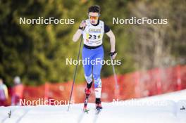 22.03.2024, Meribel, France (FRA): And Burgat-Charvillon (FRA) - French Championships cross-country, sprint, Meribel (FRA). www.nordicfocus.com. © Thibaut/NordicFocus. Every downloaded picture is fee-liable.
