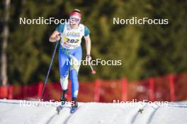 22.03.2024, Meribel, France (FRA): Thais Marsat (FRA) - French Championships cross-country, sprint, Meribel (FRA). www.nordicfocus.com. © Thibaut/NordicFocus. Every downloaded picture is fee-liable.