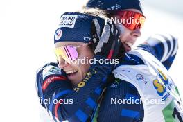 22.03.2024, Meribel, France (FRA): Lena Quintin (FRA), Melissa Gal (FRA), (l-r)  - French Championships cross-country, sprint, Meribel (FRA). www.nordicfocus.com. © Thibaut/NordicFocus. Every downloaded picture is fee-liable.