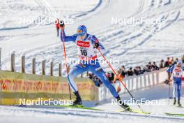 14.01.2024, Oberstdorf, Germany (GER): Eero Hirvonen (FIN) - FIS world cup nordic combined men, compact HS106/7.5km, Oberstdorf (GER). www.nordicfocus.com. © Volk/NordicFocus. Every downloaded picture is fee-liable.