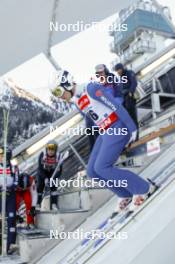 14.01.2024, Oberstdorf, Germany (GER): Trial jumper Lennart Weigel (GER) - FIS world cup nordic combined men, compact HS106/7.5km, Oberstdorf (GER). www.nordicfocus.com. © Volk/NordicFocus. Every downloaded picture is fee-liable.